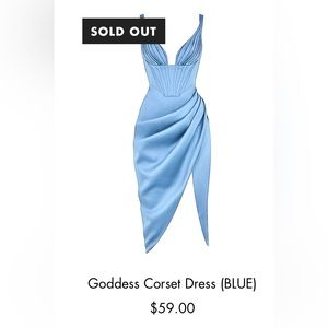 Goddess corset dress